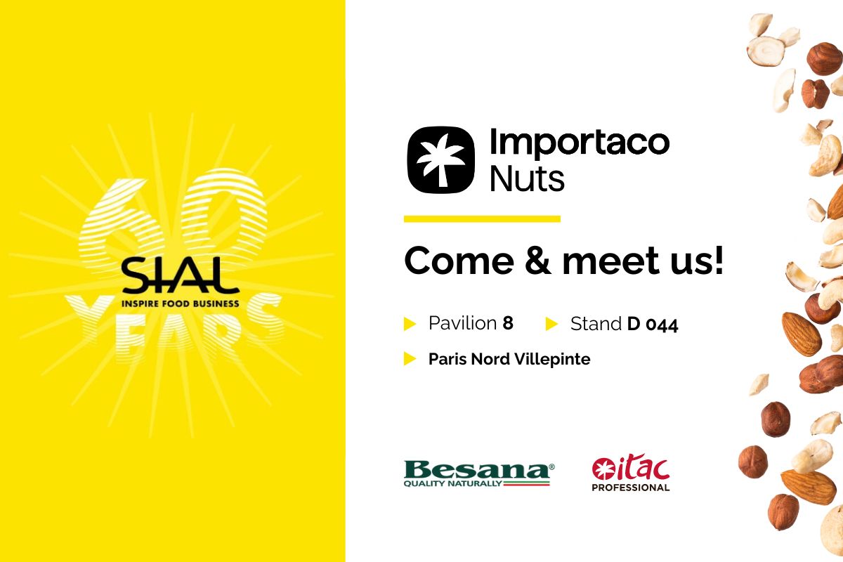 Importaco Nuts Present at the SIAL Exhibition from October 19 to 23